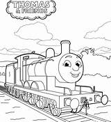 Thomas Coloring Pages Friends Train Engine Tank Percy James Christmas Printable Cartoon Series Color Hellokids Doubting Clipart Gordon Track Tv sketch template