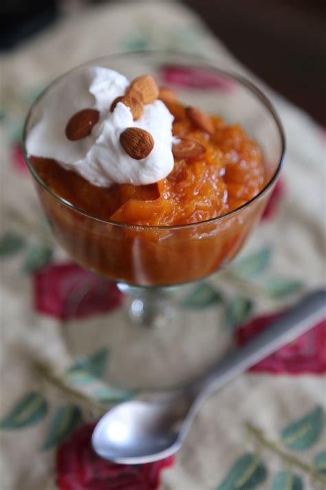 khubani ka meetha stewed indian apricots  cream