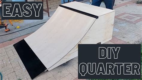 how to build a quarter pipe the easiest way youtube