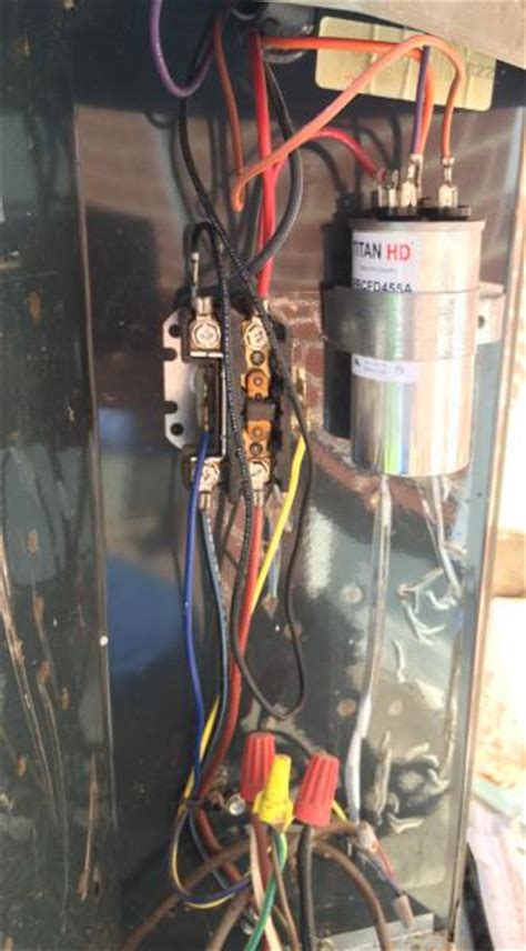 trane xr   working fine    fan   turning  unit hums doityourself