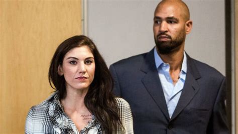 U S Women S Soccer Star Hope Solo Was With Her Husband Jerramy