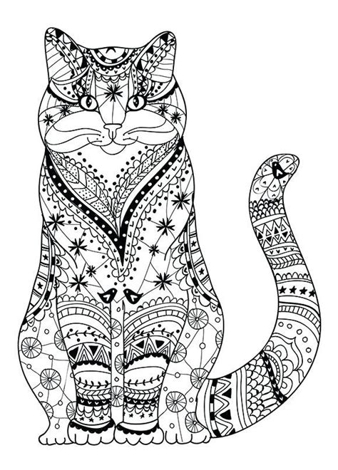 cat coloring pages  adults  coloring pages  kids cat