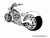 Coloring Choppers Motorbikes Pages Plus Google Twitter sketch template