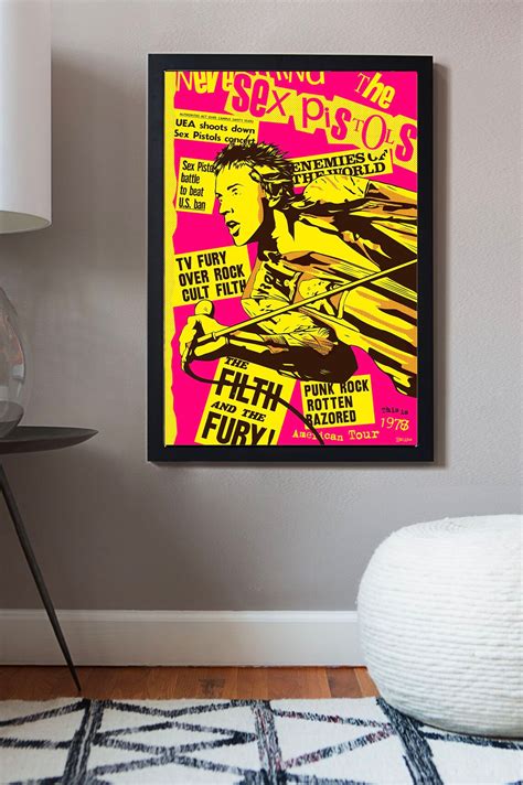 the sex pistols 11x17 concert poster etsy