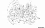 Coloring Pages Doki Force Glitter Book Precure Printable Dokidoki Sheets Save Choose Board sketch template