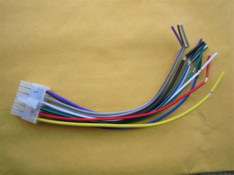 jensen  pin stereo wire harness  mpr mprjcr radio power plug ebay