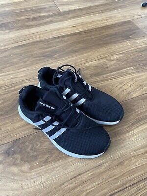 adidas ortholite black white trainers sz  ebay