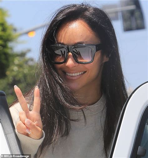 cara santana flashes the peace sign while out for the day in la in