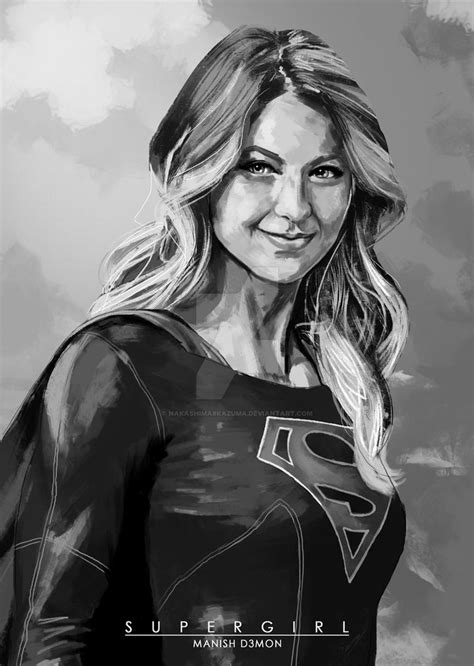 Cw S Supergirl Melissa Benoist Fan Art By