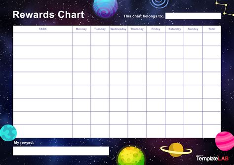 printable reward charts  kids  excel word