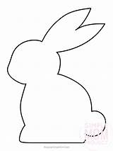 Bunny Template Printable Templates Coloring Easter Rabbit Crafts Simple Pages Kids Printables Easy Colouring Toddlers Stencil Simplemomproject Spring Cute Eggs sketch template