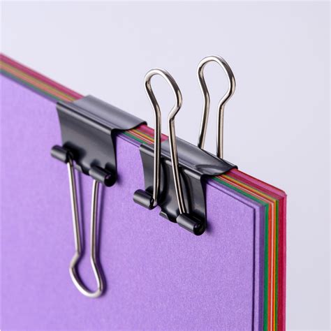 officemate binder clips small  width  size capacity  box black