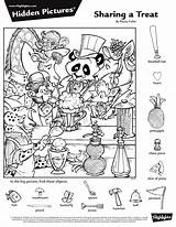Objects Hidden Highlights Puzzles Find Kids Object Games Worksheets Printables Pages Summer Activities Coloring Sheets Craft 찾기 그림 숨은 Crafts sketch template