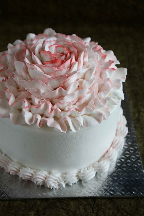 decorate cake  whipped cream rose gayathris cook spot