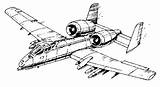 Thunderbolt Warthog Drawing Fairchild Republic Ii Planes C130 Kids Color Air Dmva Car Getdrawings sketch template