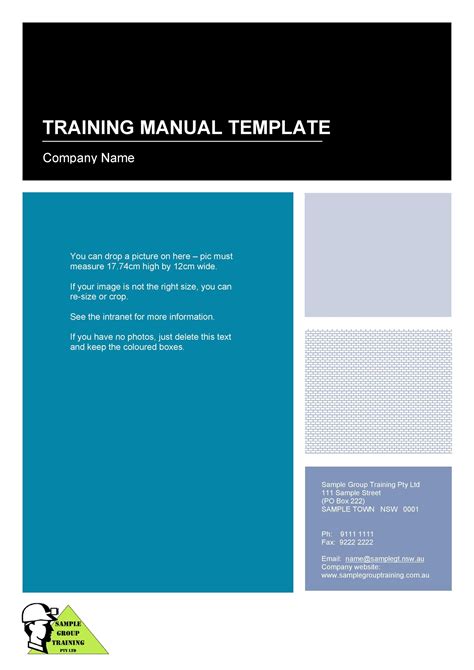 training manual   templates examples  ms word