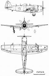 47 Thunderbolt Aircraft Republic Blueprint Ww2 Drawings Blueprints Plane Drawing Fighter Airplane Scale Military 3d Avion 47n Blue Drawingdatabase Cutaway sketch template