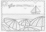 Coloriage Plage Coloring Sur Beach Vacances Dessin Imprimer Les Un Nature Pour été Bonne Cp Enfant Dessins Tableau Printable Pages sketch template