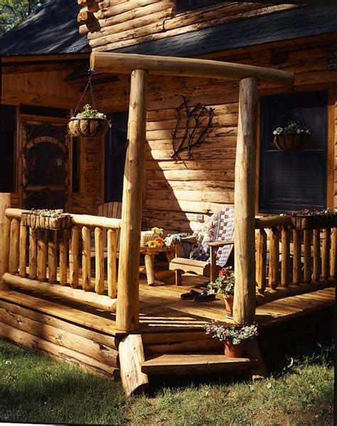 cabin porch entry country log homes photo  rich frutchey cabins pinterest cabin