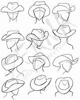 Hat Cowboy Drawing References Deviantart Hats Zerna Draw Reference Drawings Sketches Un Clipart Cowgirl Chapeau Easy Poses Fashion Anime Sketch sketch template