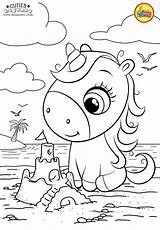 Coloring Pages Cute Unicorn Coloriage Animal Kids Bojanke Cuties Colorear Para Printables Dibujos Za Preschool Bontontv Desde Guardado Dessin Bajke sketch template