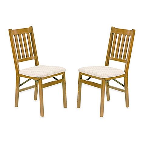 stakmore arts crafts wood folding chairs set