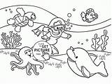 Coloring Underwater Pages Printable Ocean Floor Drawing Under Print Plants Cartoon Life Kids Sea Color Sheet Getcolorings Getdrawings Cuba Summer sketch template