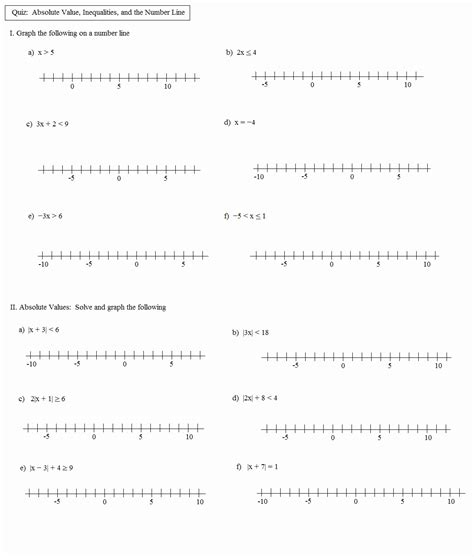 solving absolute  equations worksheet chessmuseum template