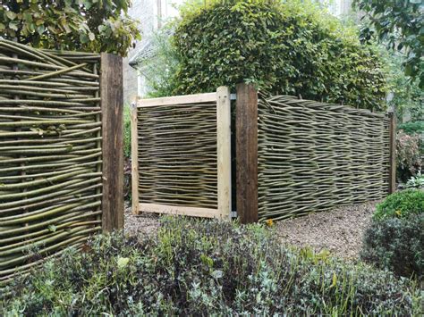 continuously woven willow fences wonderwood