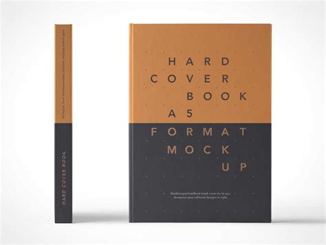 front facing  hardcover book psd mockup psd mockups