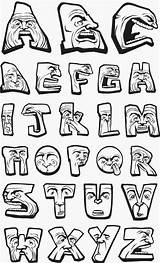Graffiti Letters Alphabet Cool Letter Font Lettering Fonts Styles Make Own Bubble Drawing Alphabets Stencil Face Style Grafiti Pichação Looking sketch template