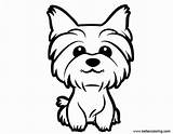 Yorkie Coloring Poo Colorear Teacup Perros Puppies Yorki Cachorros Stencil Cachorro Silhouette Yorky Simples Mascotas Paintingvalley sketch template