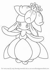 Pokemon Lilligant Draw Drawingtutorials101 Coloring Drawing Pages Step Colouring Sketch Visit sketch template