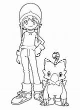 Digimon Series Kleurplaten Coloriages Sora Veemon Gabumon Animaatjes Kleurplaat Malvorlagen Dibujo Tamers Seite Atrapasueños Acuarela Imprimer Picgifs Colorir Gifgratis sketch template