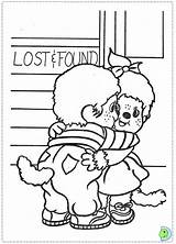 Coloring Monchhichi Dinokids Pages Close Coloringdolls sketch template
