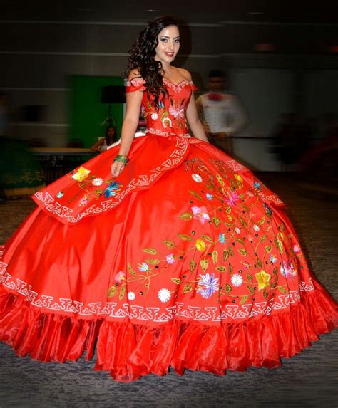 red mexicano dress red quince dress quince dresses