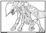 Kaiju Axehead Pasific Haring sketch template