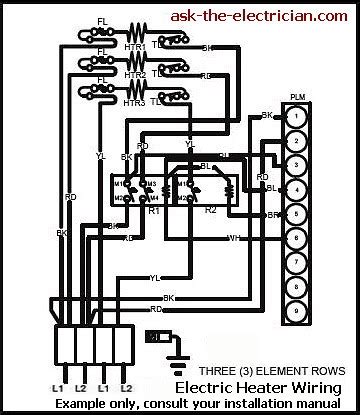 volt electric furnace wiring
