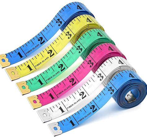 pack  inches double scale soft tape measure flexible measuring