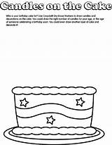 Birthday Cake Candles Coloring Cakes Clipart Outline Cliparts Person Clip Printables Library Play Crayola Markers Right sketch template