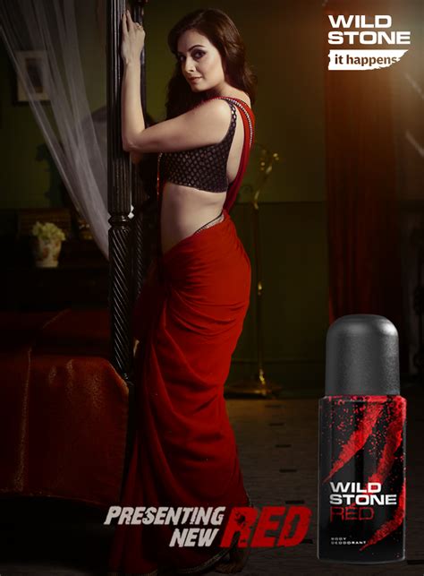 Dia Mirza Hot Photoshoot For Wild Stone Red Ad Ritzystar