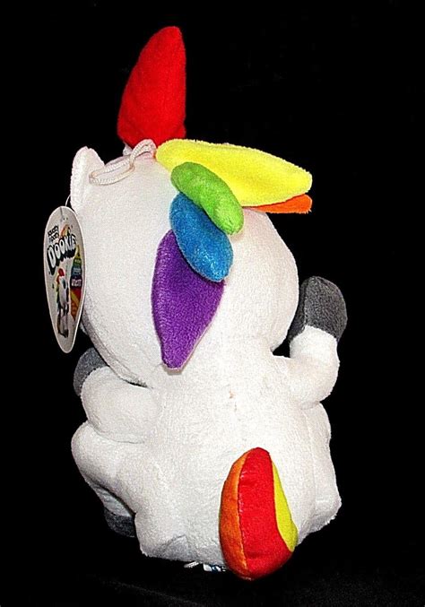 squatty potty pooping unicorn rainbow poop dookie toy plush squatting
