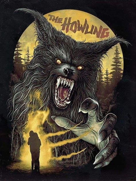 howling horror  art horror  icons  poster art