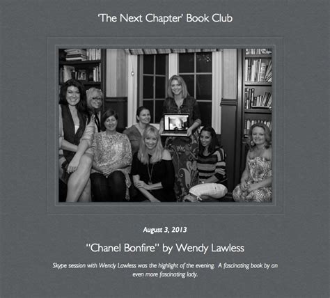 chapter book club skype wendy lawless