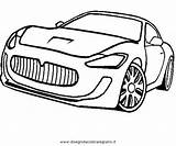 Maserati Granturismo Thecolor Trasporto Mezzi sketch template