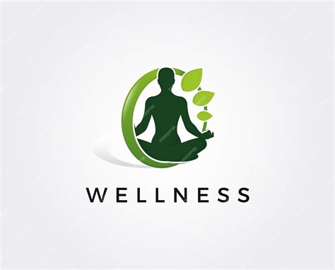 premium vector minimal wellness logo template