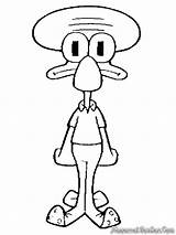 Coloring Squidward Pages Spongebob Sandy Cheeks Printable Colouring Getcolorings Color Unsurpassed Popular Library Clipart sketch template