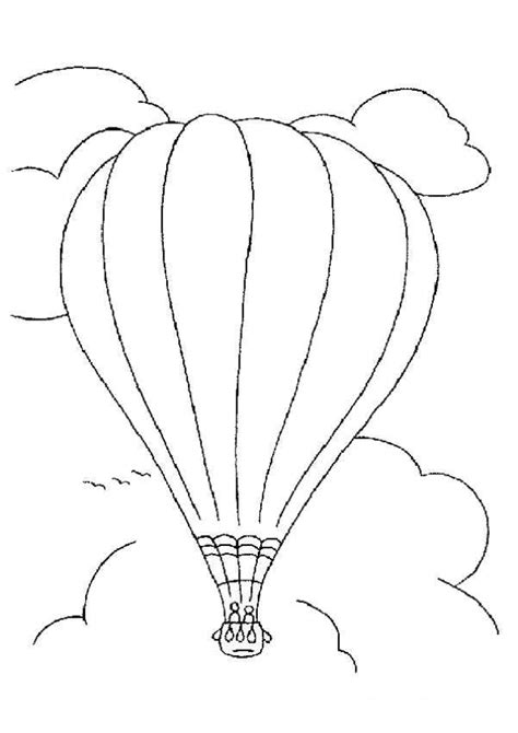 printable hot air balloon coloring pages  kids hot air