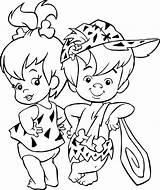Coloring Pebbles Pages Baby Girl Flintstones Printable Bamm Cartoon Choose Board Rubble Boy Getdrawings Adult Wecoloringpage sketch template