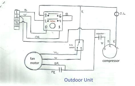 air conditioner wiring diagram  wiring diagram